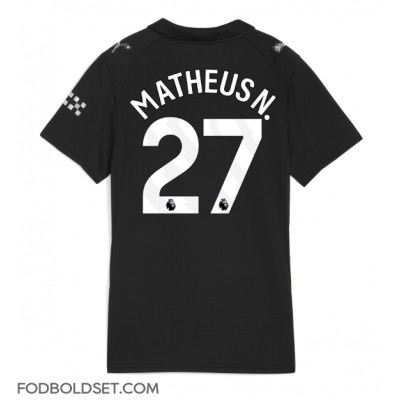 Manchester City Matheus Nunes #27 Udebanetrøje Dame 2025-26 Kortærmet Manchester City Matheus Nunes #27 Udebanetrøje Dame 2025-26 Kortærmet